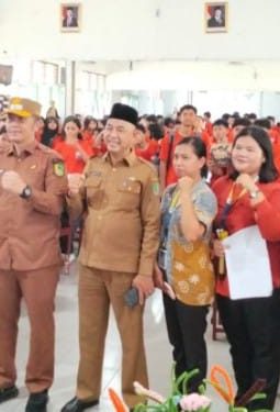 Dinas Kesbangpol Rokan Hilir Gelar Sosialisasi P4GN Untuk Siswa/i Sekolah Bintang Laut Kecamatan Bangko Rohil
